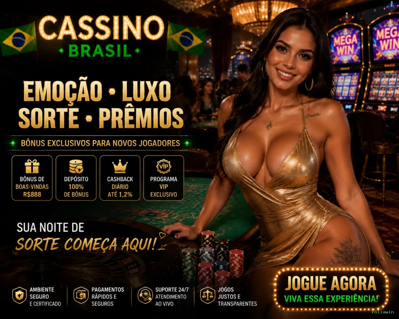 Roleta e blackjack foliawin